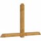 Ekena Millwork Eugene Rough Sawn Timber Gable Bracket, Western Red Cedar, 108"W x 63"H x 6"D x 6"F, 14/12 Pitch GBW108X63X0606EUG00RWR - alternate 4